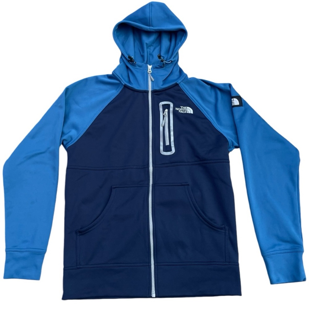Blue The North Face Zip Up Hoodie (S)